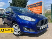 Used Ford Fiesta Zetec 82 HP (60 kW) 2014 Blue Hatchback