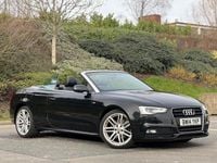 Used Audi A5 Cabriolet S-Line 2014 Black Cabriolet
