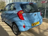 Used Kia Picanto 68 HP (50 kW) 2011 Blue Hatchback