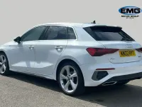 Used Audi A3 Sportback S-Line 150 HP (110 kW) 2022 White Hatchback