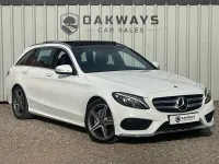 Used Mercedes C220 AMG Line Premium Plus 167 HP (122 kW) 2015 White Estate