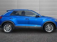 Used VW T-Roc Style 150 HP (110 kW) 2022 Ravenna blue SUV
