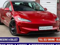 Used Tesla Model 3 Performance 338 kW (460 HP) 2025 Red Sedan