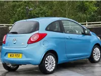 Used Ford Ka Zetec 69 HP (50 kW) 2011 Blue Hatchback