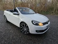 Used VW Golf Cabriolet GT 140 HP (102 kW) 2012 White Cabriolet