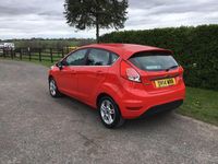 Used Ford Fiesta Zetec 2014 Red Hatchback