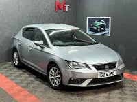 Used Seat Leon SE Technology 110 HP (80 kW) 2018 Silver Hatchback