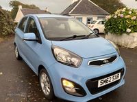 Used Kia Picanto 84 HP (61 kW) 2013 Blue Hatchback