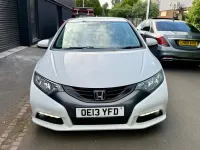 Used Honda Civic EX 2013 White Hatchback