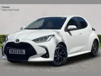Used Toyota Yaris Design 116 HP (85 kW) 2022 White Hatchback