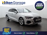 Used Audi A3 Sportback S-Line 150 HP (110 kW) 2021 White Hatchback