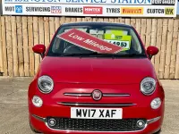 Used Fiat 500 Lounge 69 HP (50 kW) 2017 Red Hatchback