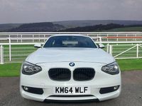 Used BMW 120 Sport Line 2014 White Hatchback