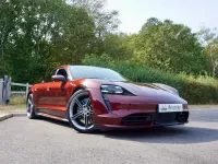 Used Porsche Taycan 500 kW (680 HP) 2022 Red Sedan