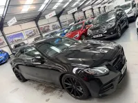 Used Mercedes E220 AMG line 2018 Black Coupe