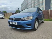 Used VW Golf Sportsvan SE 125 HP (91 kW) 2016 Blue MPV
