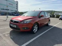 Used Ford Focus Zetec 125 HP (91 kW) 2008 Red Hatchback