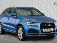Used Audi Q3 S-Line 180 HP (132 kW) 2018 Blue SUV