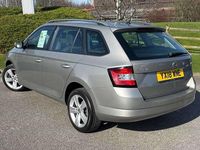 Used Skoda Fabia SE L 108 HP (79 kW) 2018 Cappuccino beige metallic Estate