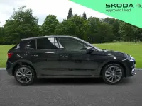 Used Skoda Fabia Colour Edition 94 HP (69 kW) 2023 Black magic pearl effect body / graphite grey metallic roof Hatchback