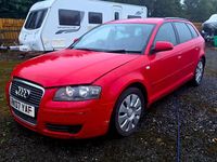 Used Audi A3 105 HP (77 kW) 2007 Red Hatchback