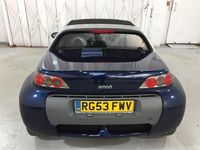 Used Smart Roadster 82 HP (60 kW) 2005 Blue Cabriolet