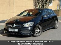 Used Mercedes A200 AMG line 136 HP (100 kW) 2017 Black Hatchback