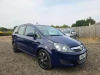 Used Vauxhall Zafira 115 HP (84 kW) 2013 Blue MPV