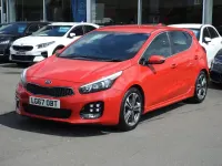 Used Kia Ceed GT-Line 118 HP (86 kW) 2017 Red Hatchback