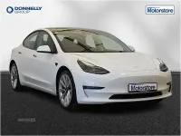 Used Tesla Model 3 Long Range AWD 366 kW (498 HP) 2022 White Sedan