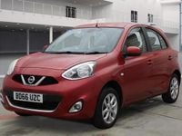 Begagnad Nissan Micra Acenta 2016 Röd Halvkombi