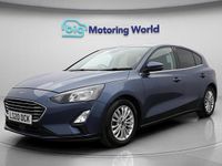 Used Ford Focus Titanium 125 HP (91 kW) 2020 Blue Hatchback
