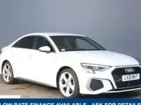 Used Audi A3 S-Line 150 HP (110 kW) 2021 White Sedan