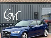 Used Audi A3 Sportback S-Line 184 HP (135 kW) 2014 Blue Hatchback