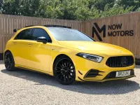 Used Mercedes A35 AMG Premium Plus 2021 Yellow Hatchback