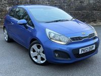 Used Kia Rio 107 HP (78 kW) 2012 Blue Hatchback