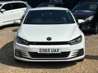 Begagnad VW Scirocco R-line BlueMotion 2015 Vit Sportkupé