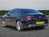 Used Mercedes CLA180 AMG Line Premium 136 HP (100 kW) 2025 Cosmos black metallic Coupe