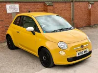 Used Fiat 500 S 69 HP (50 kW) 2013 Yellow Hatchback