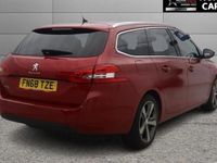 Used Peugeot 308 SW S 130 HP (95 kW) 2018 Red Estate