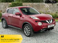 Used Nissan Juke Tekna 110 HP (80 kW) 2016 Red SUV