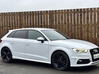 Used Audi A3 Sportback S-Line 2015 White Hatchback