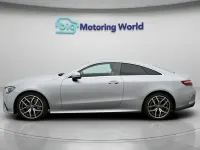 Used Mercedes E220 AMG line 194 HP (142 kW) 2021 Silver Coupe