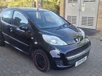 Used Peugeot 107 68 HP (50 kW) 2011 Black Hatchback