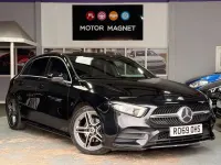 Used Mercedes A180 AMG line 136 HP (100 kW) 2019 Black Hatchback