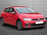 Used VW Polo Life 95 HP (69 kW) 2024 Kings red Hatchback