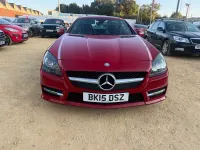 Used Mercedes SLK250 AMG 204 HP (150 kW) 2015 Red Cabriolet