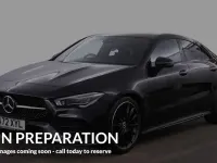 Used Mercedes CLA180 AMG line 136 HP (100 kW) 2022 Black Coupe