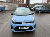Used Kia Picanto 66 HP (48 kW) 2018 Blue Hatchback