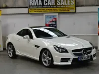 Used Mercedes SLK250 AMG 2014 White Cabriolet